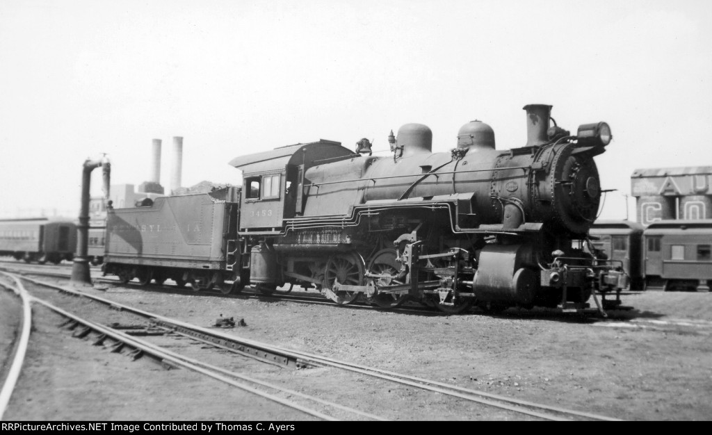 PRR 3453, B-6SB, 1950